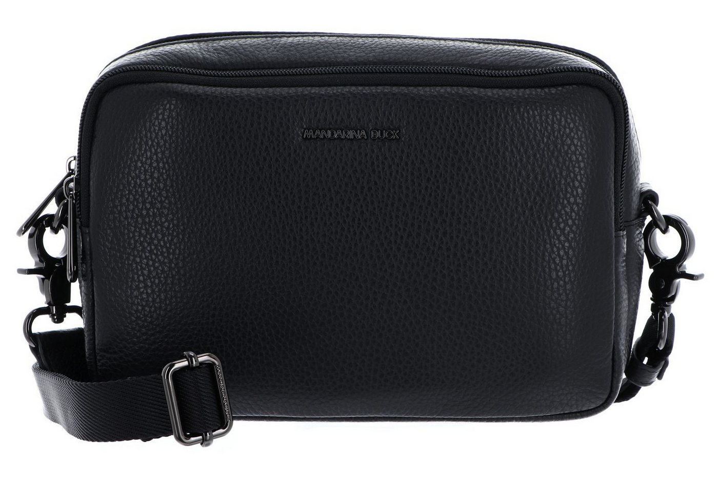 Mandarina Duck Umhängetasche Crossbody Camera Bag, aus echtem Kalbsleder von Mandarina Duck