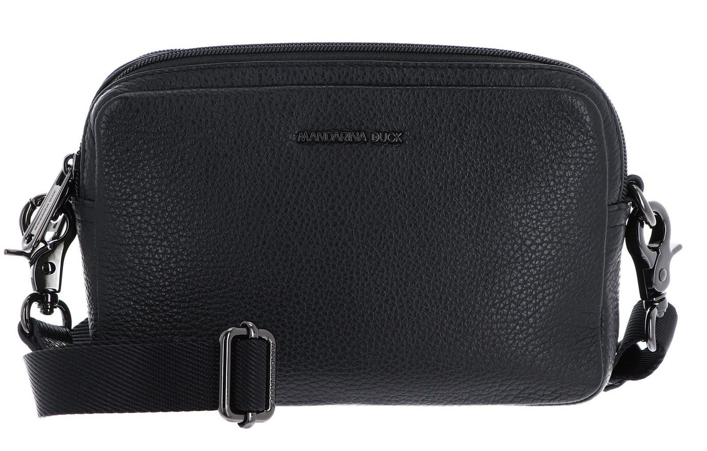 Mandarina Duck Umhängetasche Crossbody Camera Bag, aus echtem Kalbsleder von Mandarina Duck