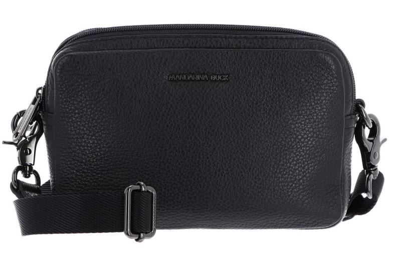 Mandarina Duck Umhängetasche Crossbody Camera Bag, aus echtem Kalbsleder von Mandarina Duck