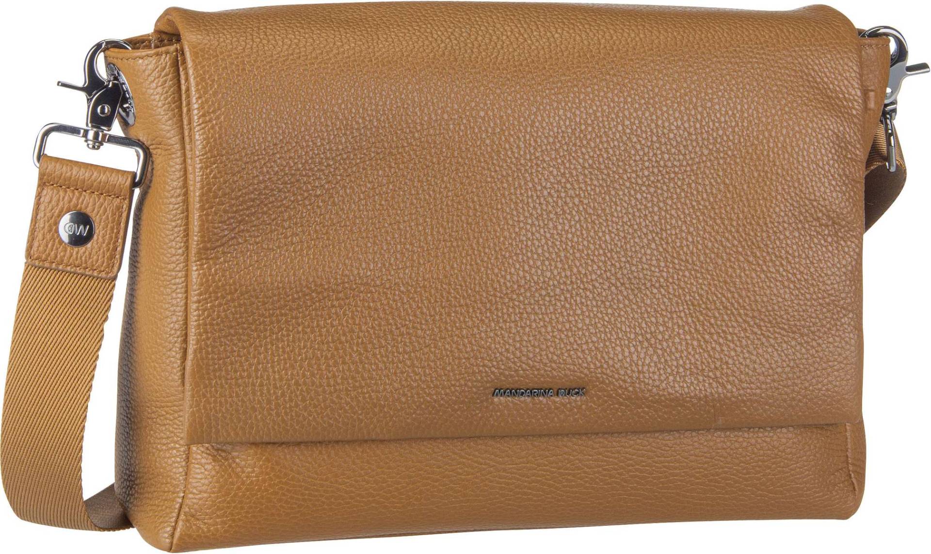 Mandarina Duck Mellow Leather Messenger FZT39  in Cognac (6.2 Liter), Umhängetasche von Mandarina Duck