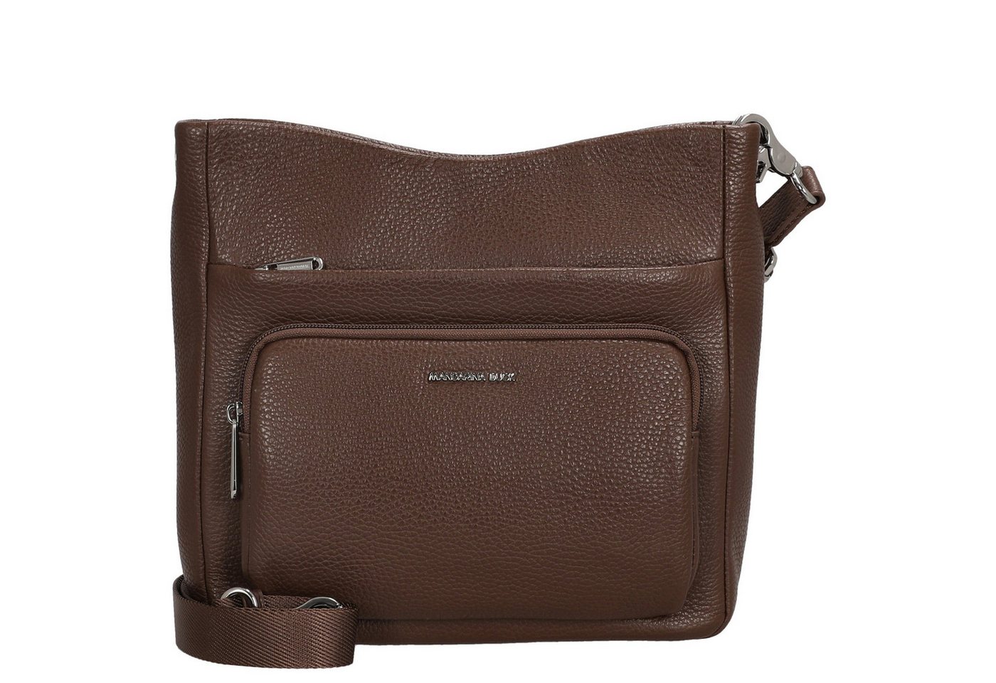Mandarina Duck Umhängetasche Mellow Leather - Umhängetasche M 30 cm (milk chocolate) von Mandarina Duck