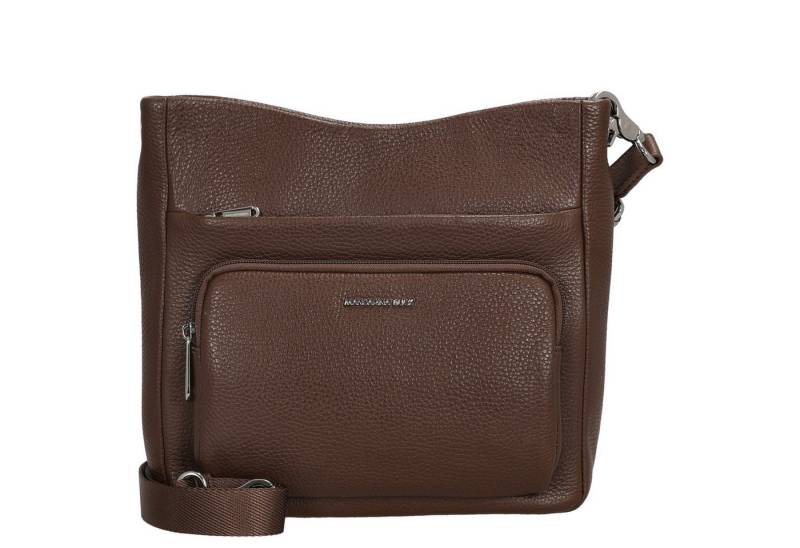 Mandarina Duck Umhängetasche Mellow Leather - Umhängetasche M 30 cm (milk chocolate) von Mandarina Duck