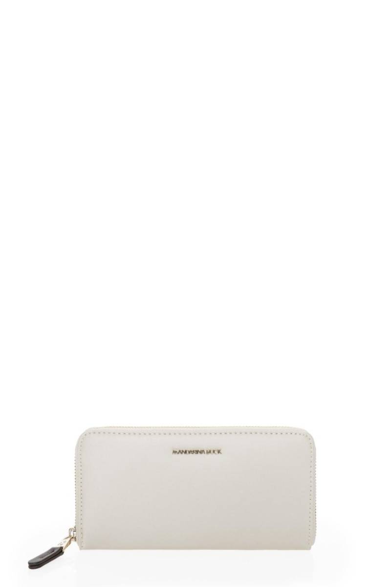 Mandarina Duck - VCP Börsen Mit Reißverschluß Hunter Wallet Whitecap Gray Beige von Mandarina Duck
