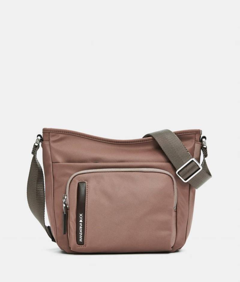 Mandarina Duck - VCT Handtaschen Mit Reißvers Hunter Crossover Beaver Taupe von Mandarina Duck
