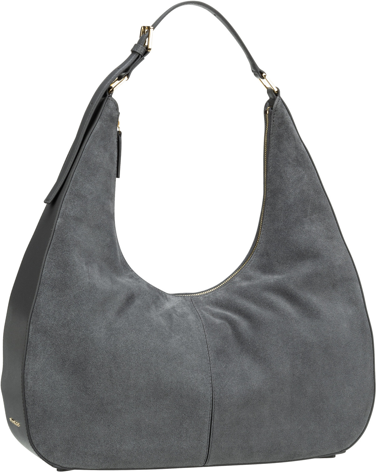 Mandarina Duck Velvet Plisse Large Hobo KKT06  in Grau (10.7 Liter), Handtasche von Mandarina Duck