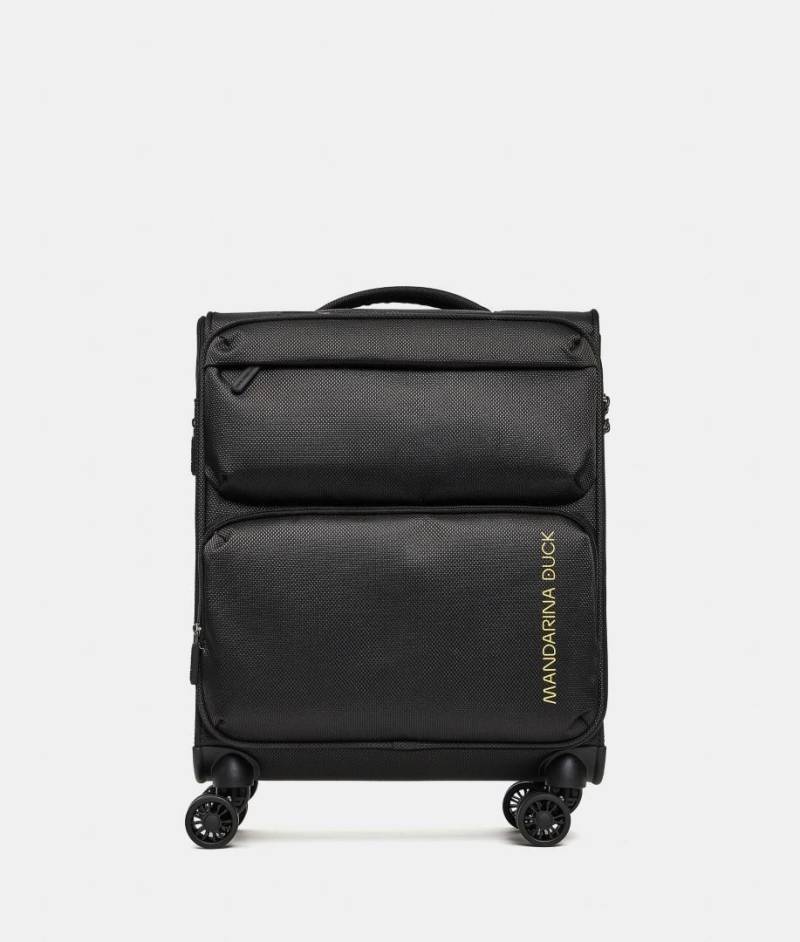 Mandarina Duck - ZEPHYR Trolley 4 Rollen Weich Zephyr Trolley Cabin Black Schwarz von Mandarina Duck