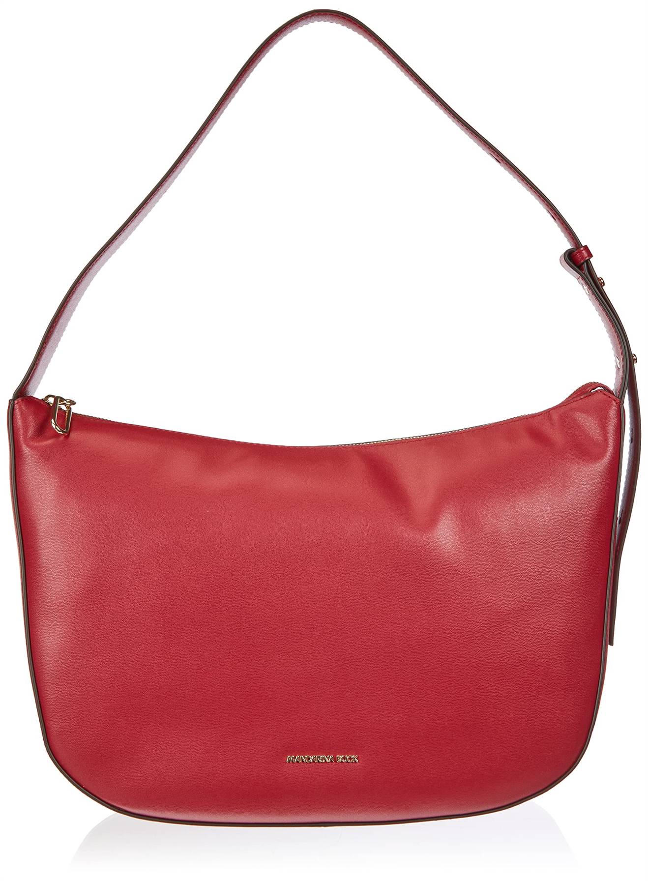 unisex Handtaschen rot Leather Crossover - von Mandarina Duck