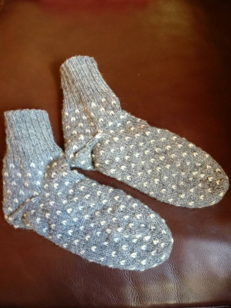 Kuschelig Warme Wollsocken Kuschelige Winter-Hausschuhe von MandasMittens