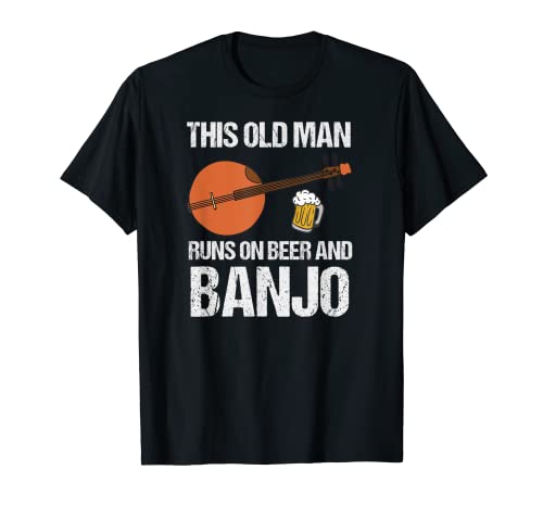 Herren Lustiges Mandoline Banjo Spieler T-Shirt von Mandoline Banjo Spieler Geschenke