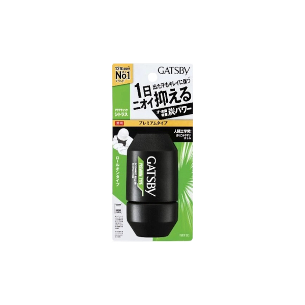 Mandom - Gatsby Premium Type Deodorant Roll-on - 60ml - Aquatic Citrus von Mandom