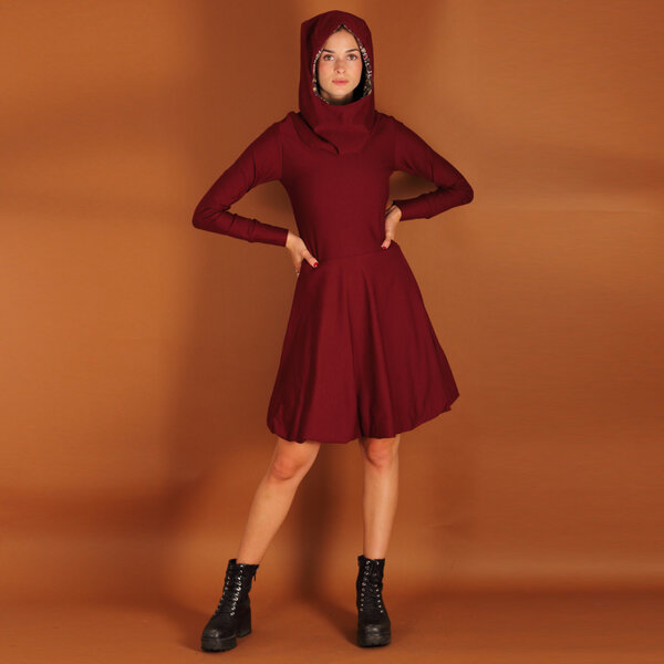 ManduTrap Ballonkleid aus Bio-Baumwolle kbA mit Kapuze/Hoodie von ManduTrap