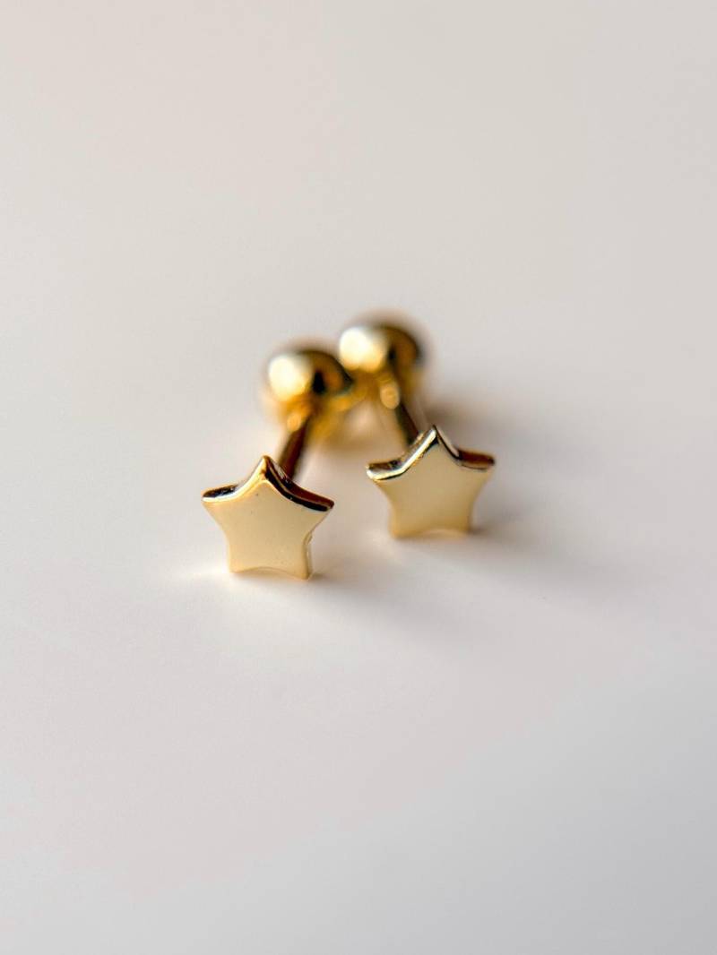 14K Gold Filled Ohrstecker // 18K 925 Sterling Silber Boho Schmuck Mandy Ellen Designs von MandyEllenDesign