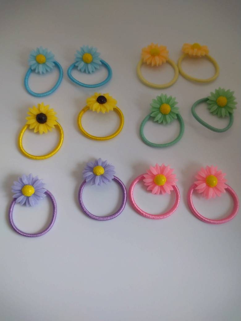 Blumen Haargummi von Mandyskreativeseite