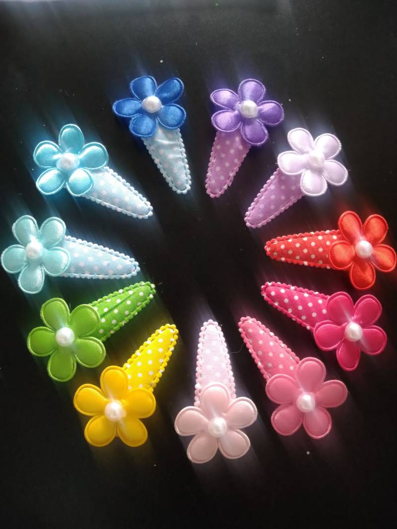 Blumen Haarspange Gepunktet von Mandyskreativeseite