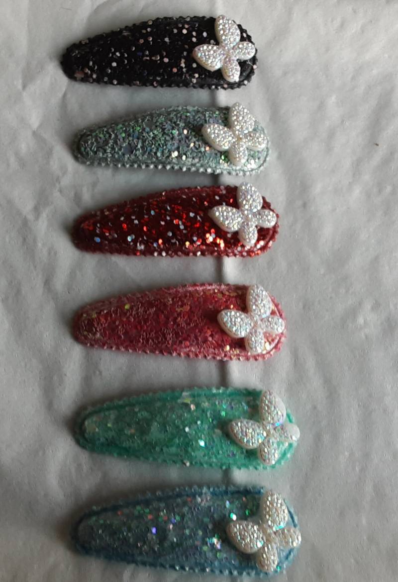 Haarspange Mit Schmetterling von Mandyskreativeseite