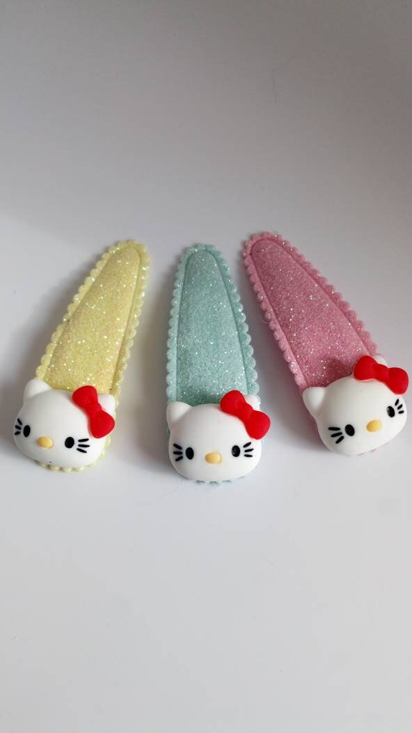 Kinderhaarspange Katze von Mandyskreativeseite