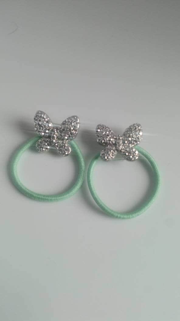 Schmetterling Haargummi von Mandyskreativeseite