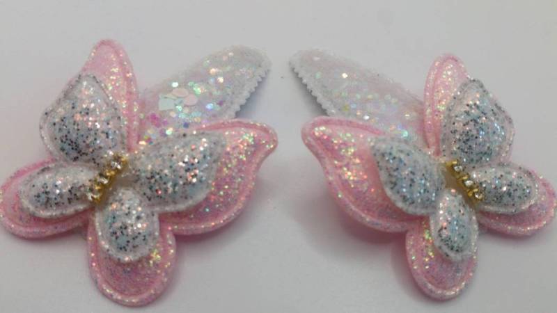 Schmetterling Haarspangen von Mandyskreativeseite