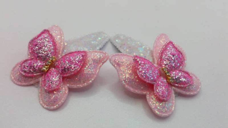 Schmetterling Haarspangen von Mandyskreativeseite