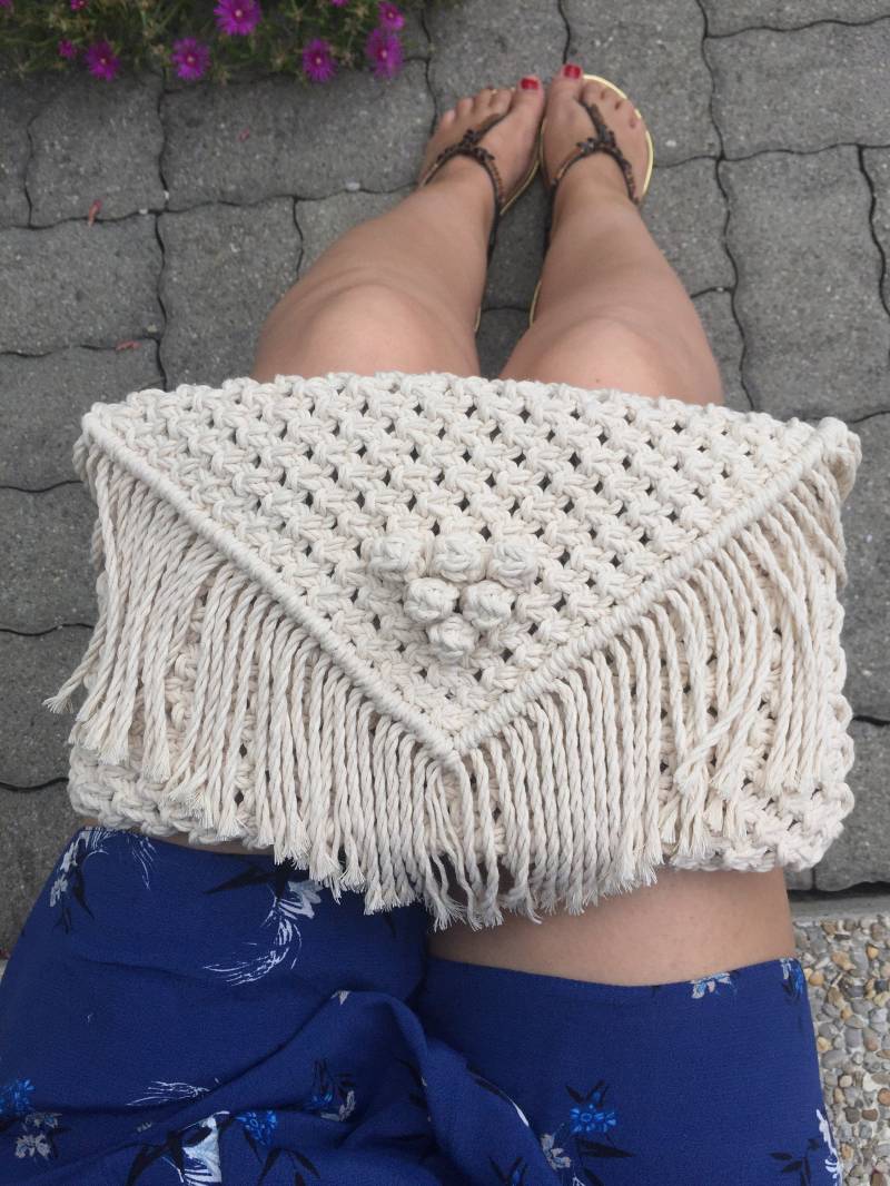 Rewa - Macrame Handbag/Handtasche Oder Makrame Tasche Rewa - Macrame Handbag/Handtasche Oder Makrame Tasche von ManeaCreations