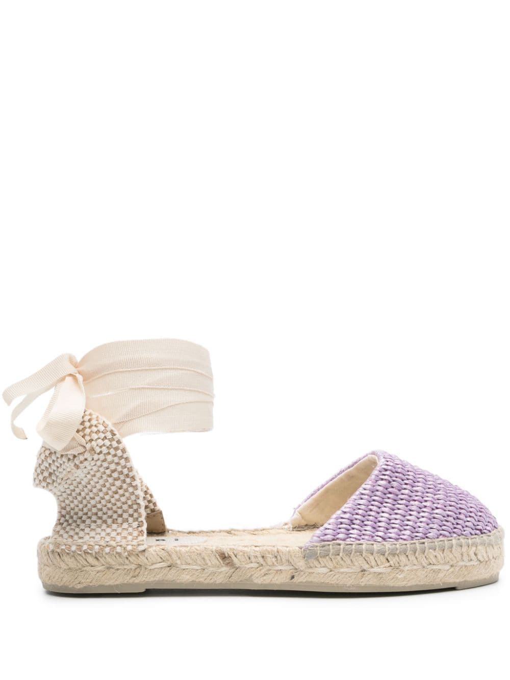 Manebi Espadrilles mit Webmuster - Violett von Manebi