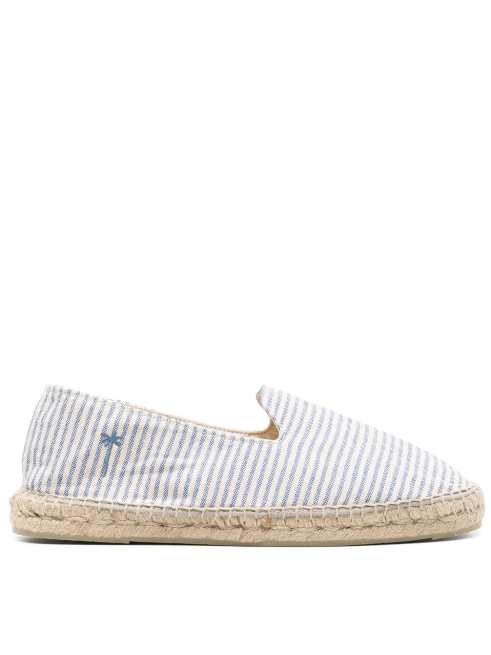 Manebi Gestreifte Portofino Espadrilles - Blau von Manebi