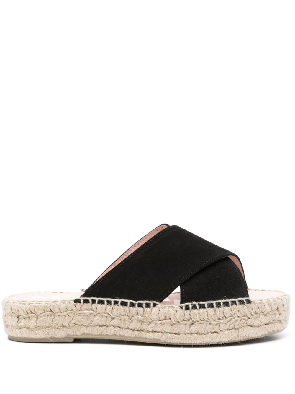 Manebi Hamptons Espadrilles aus Wildleder - Schwarz von Manebi