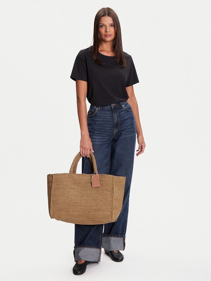 Manebi Handtasche Manebi Damenhandtasche MANEBI-SUNSET BAG LARGE V 2.2 AB V 2.2 NATURAL von Manebi