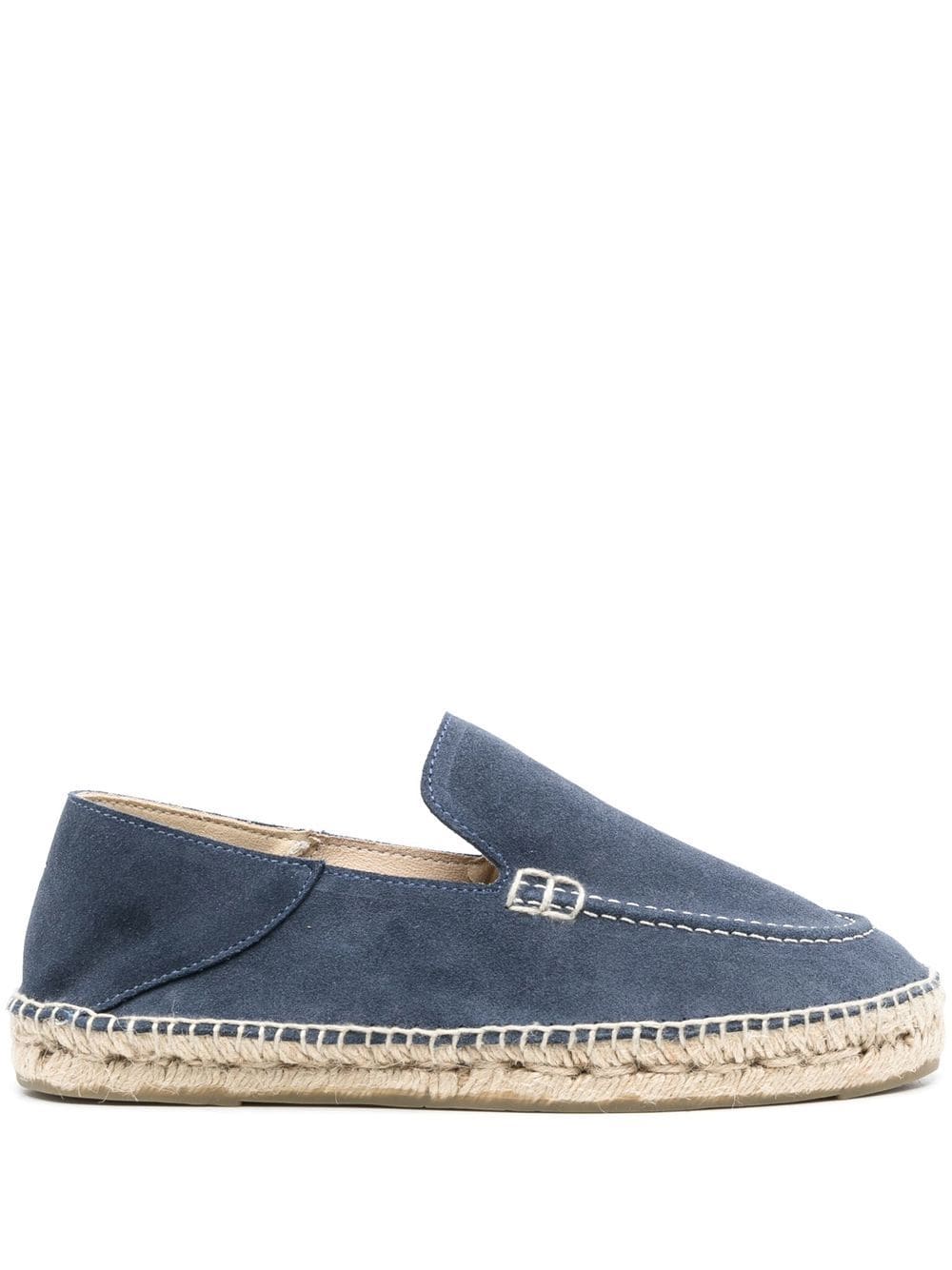 Manebi Hamptons Traveler Espadrilles aus Wildleder - Blau von Manebi