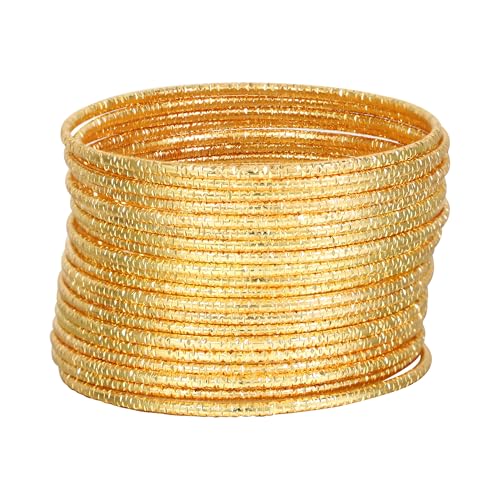 Manfnee Gold Armreif Armbänder für Frauen Multi Layered Stackable strukturierte Armbänder Boho Jewelrys Set von Manfnee