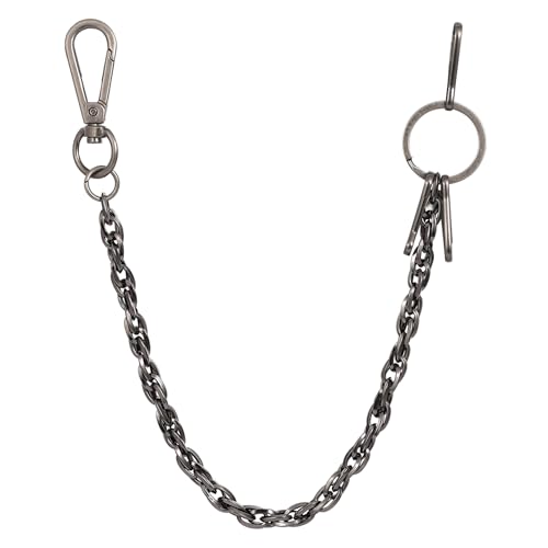 Manfnee Hosen Kette für Männer Frauen Hip Hop Jeans Ketten Punk Gürtel Kette Biker Kette Schlüssel Kette Taschen Ketten von Manfnee