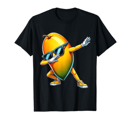 Dabbing Mango Frucht | Lustiges Mango Geschenk Herren Damen T-Shirt von Mango Designer Designs