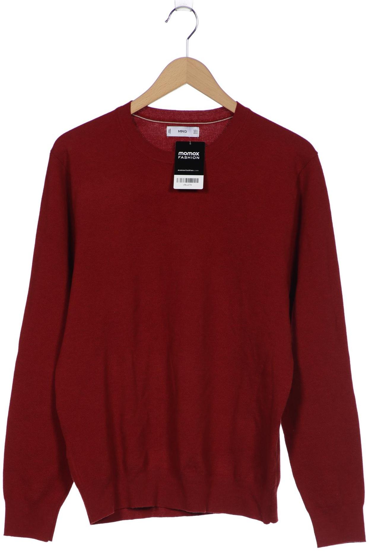 Mango Herren Pullover, bordeaux, Gr. 48 von Mango