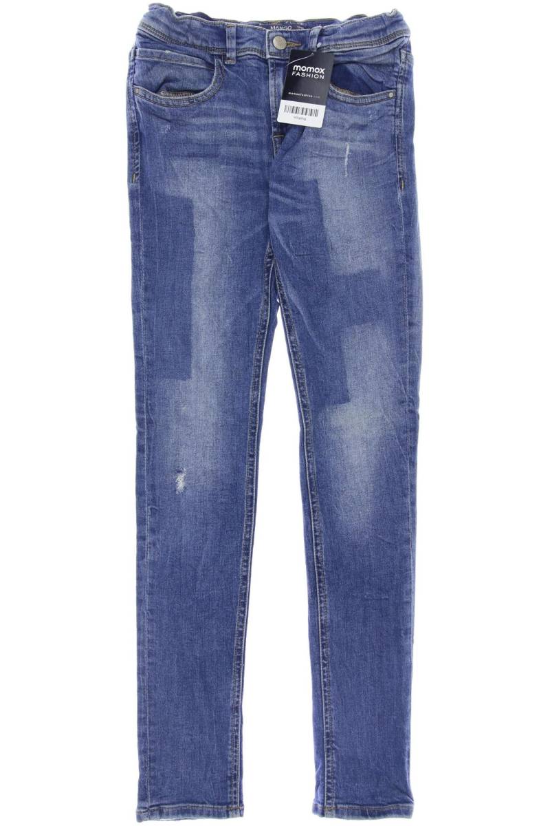 MANGO Mädchen Jeans, blau von Mango