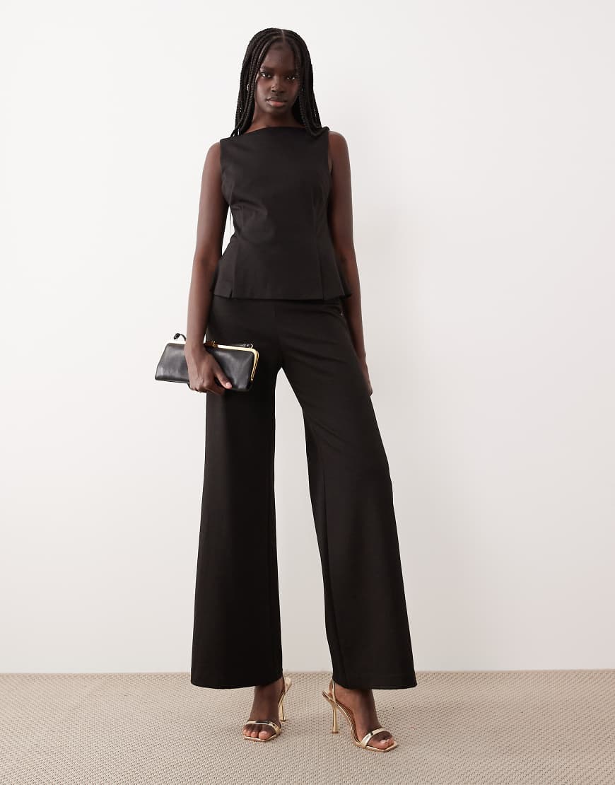 Mango - Ärmelloser, eleganter Jumpsuit in Grau von Mango