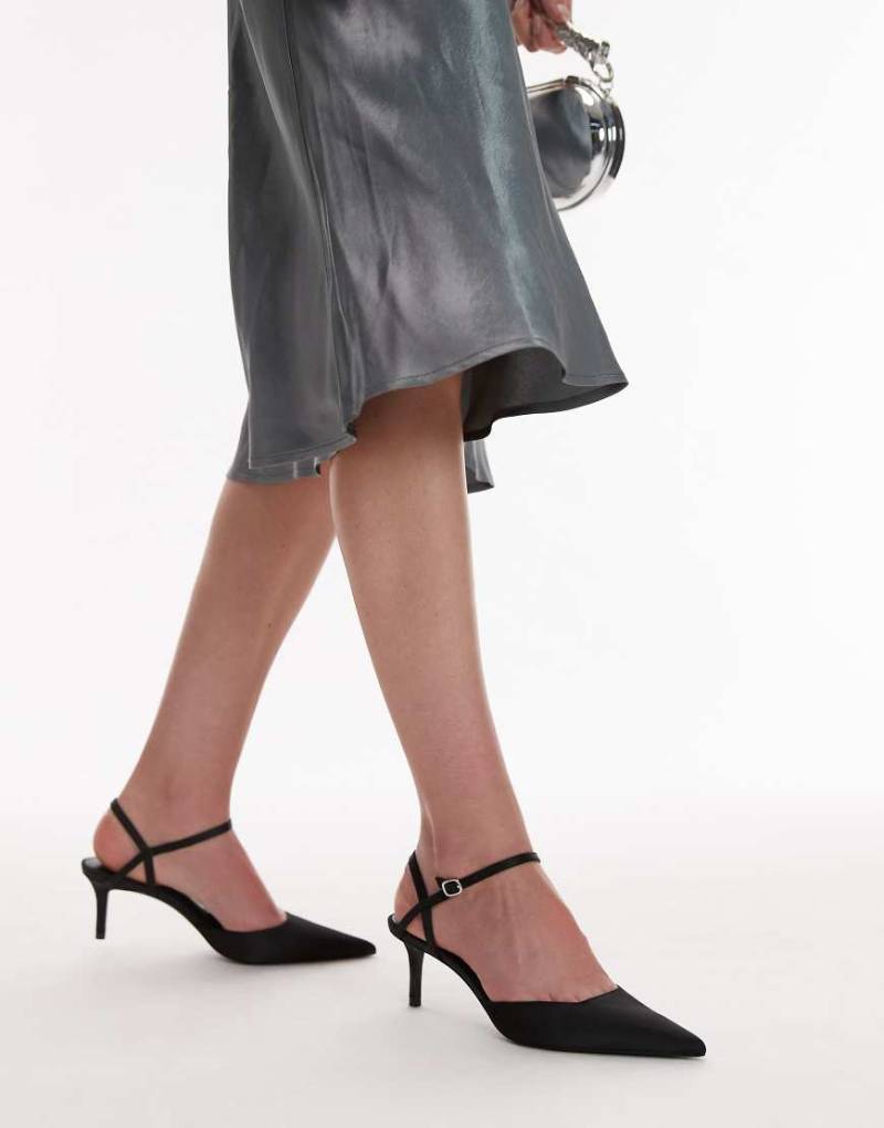 Mango - Absatzschuhe in Schwarz mit Fersenriemen von Mango