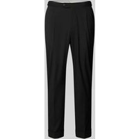 Mango Regular Fit Anzughose mit Paspeltaschen am Gesäß in Black, Größe 44 von Mango