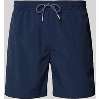 Mango Badehose in unifarbenem Design in Marine, Größe M von Mango