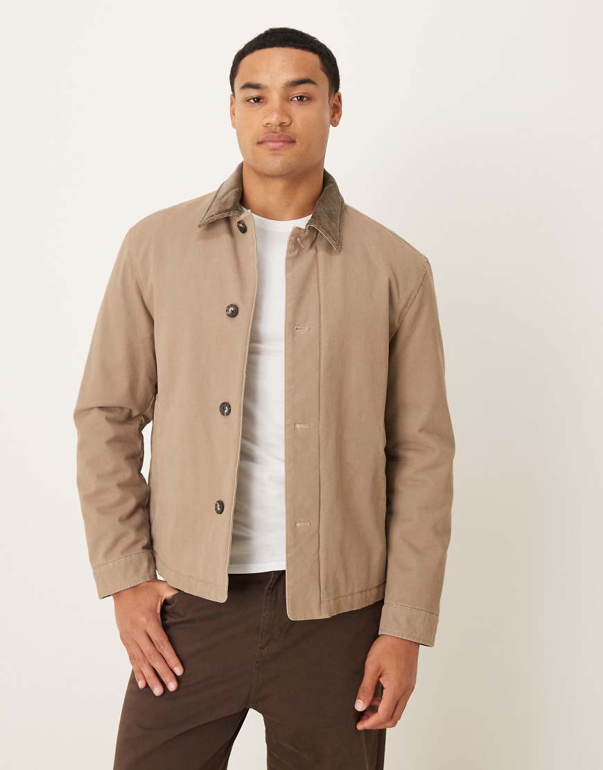 Mango - Barn-Jacke in Beige-Neutral von Mango