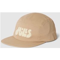 Mango Basecap mit Stitching in Beige, Größe 1 von Mango