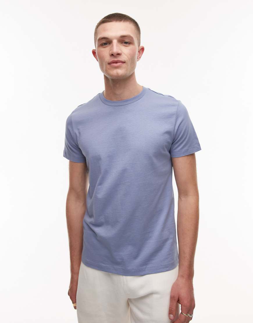 Mango - Basic-T-Shirt in Blassblau Mango - Basic-T-Shirt in Blassblau von Mango