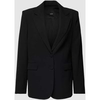 Mango Blazer in unifarbenem Design Modell 'IGUANA' in Black, Größe L von Mango