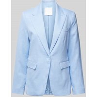 Mango Blazer mit Knopfverschluss Modell 'BORELI' in Hellblau, Größe 34 von Mango