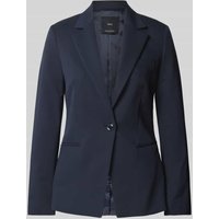 Mango Blazer mit Reverskragen Modell 'BOREAL' in marineblau in Marine, Größe 40 von Mango