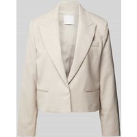 Mango Blazer mit Reverskragen Modell 'FIONA' in Sand, Größe XL von Mango
