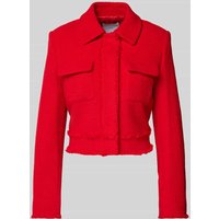 Mango Blazer mit aufgesetzten Brustpattentaschen Modell 'CINTIA' in Rot, Größe L von Mango