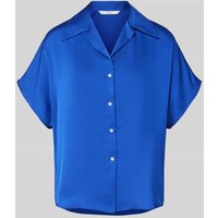 Mango Bluse mit Reverskragen Modell 'SASSA' in Royal, Größe XS von Mango