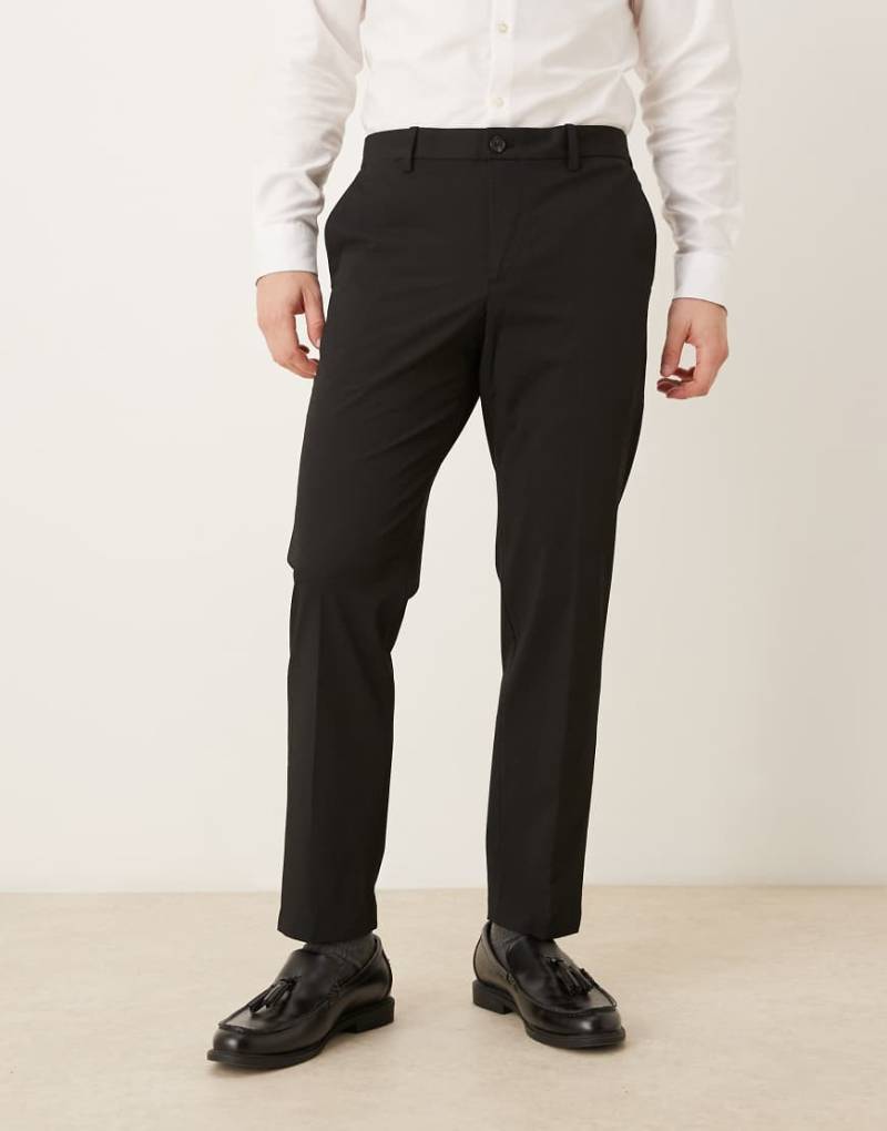 Mango - Bologna - Elegante Hose aus Baumwoll-Mix in Schwarz von Mango