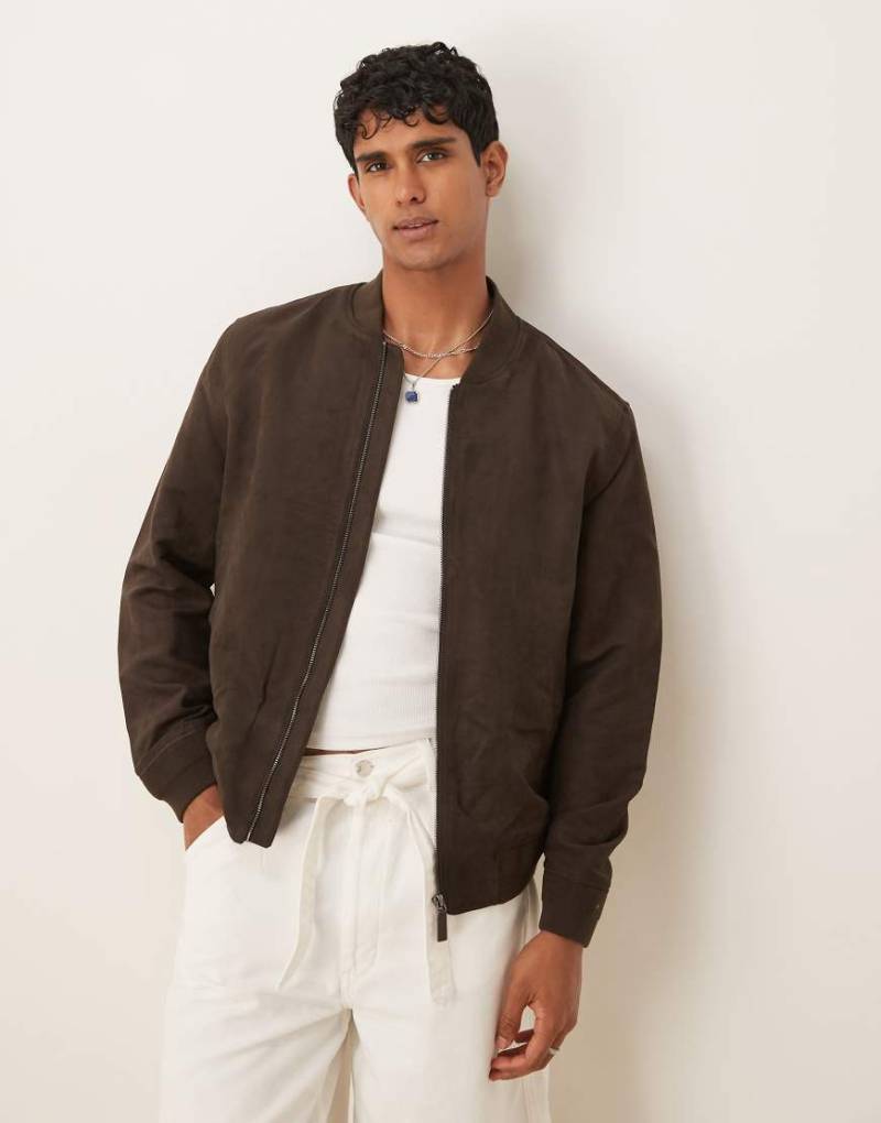 Mango - Bomberjacke in Braun von Mango