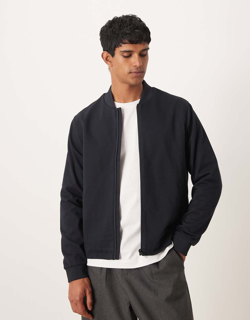 Mango - Bomberjacke in Marineblau von Mango